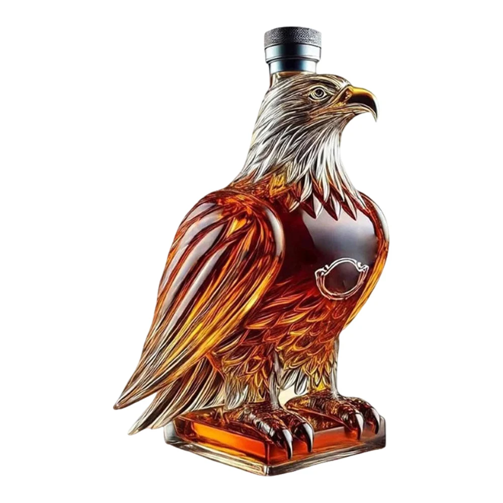 Funny Whiskey Eagle Bottle Unique Whiskey Eagle Glass Decanter Creative Men Gift Bar Party Decanter Home Decor for Whiskey Lover