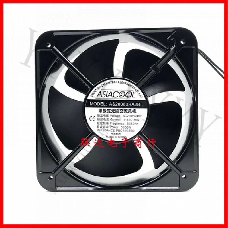 

Y+ для ASIACOOL AS20060HA2BL AC220V-240V 0,33-0,35A Охлаждающий вентилятор