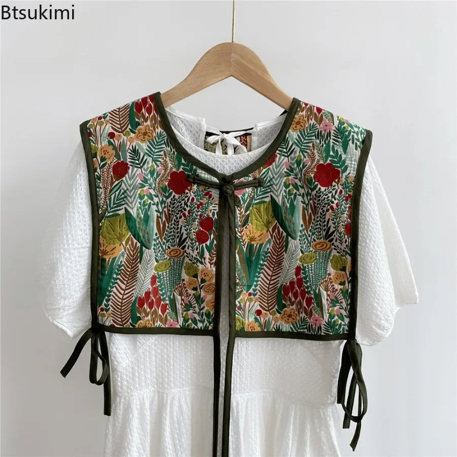 New2025 Vrouwen Bloemen Borduren Vest Top Casual Losse Vintage Vest Tanks Y2K Elegante Streetwear Vest Tops Vrouwelijke