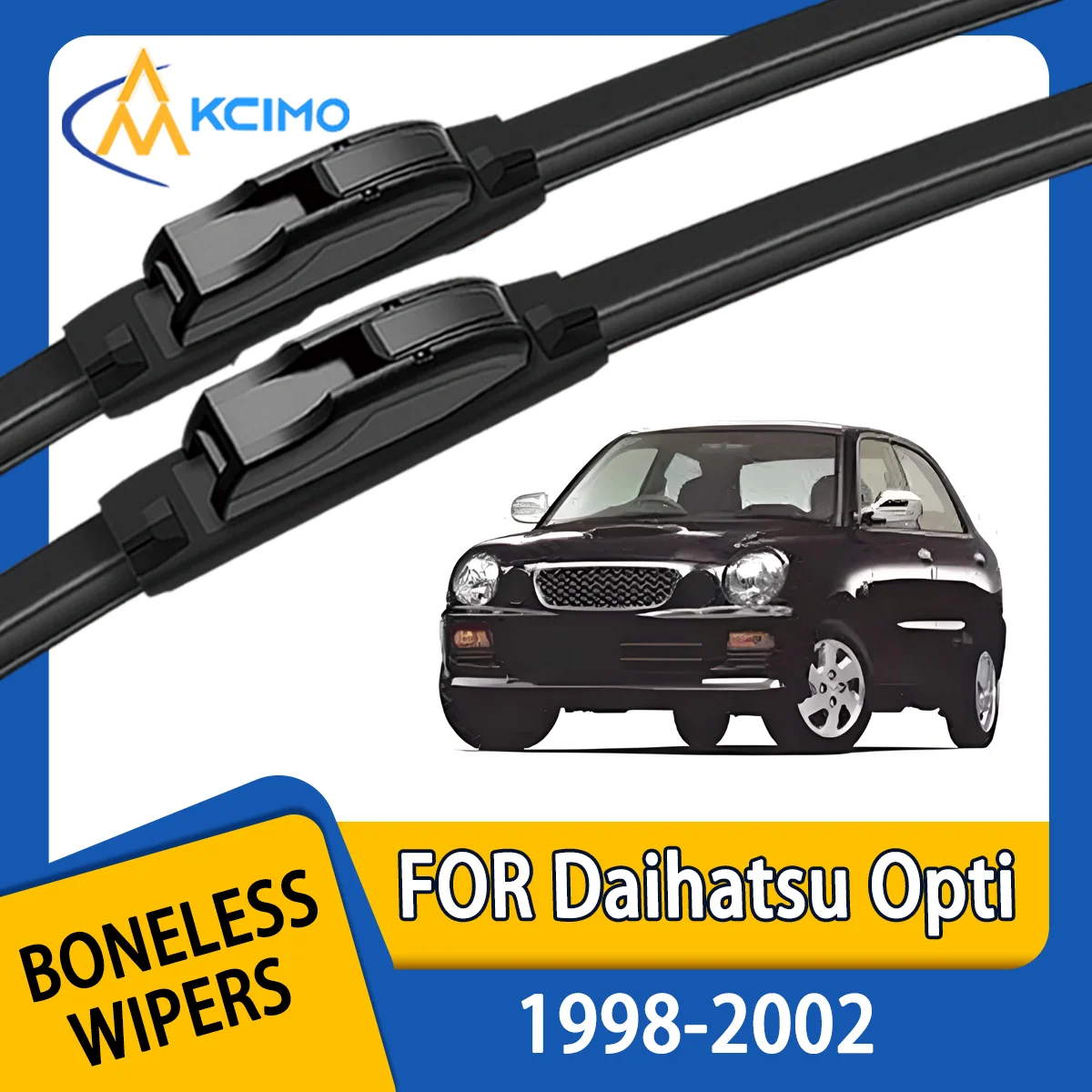 

2PCS New Front Windshield Wiper Blade for Daihatsu Opti L800 1998-2002 Front Windshield Auto Wipers Blade Accessories 2002 2001