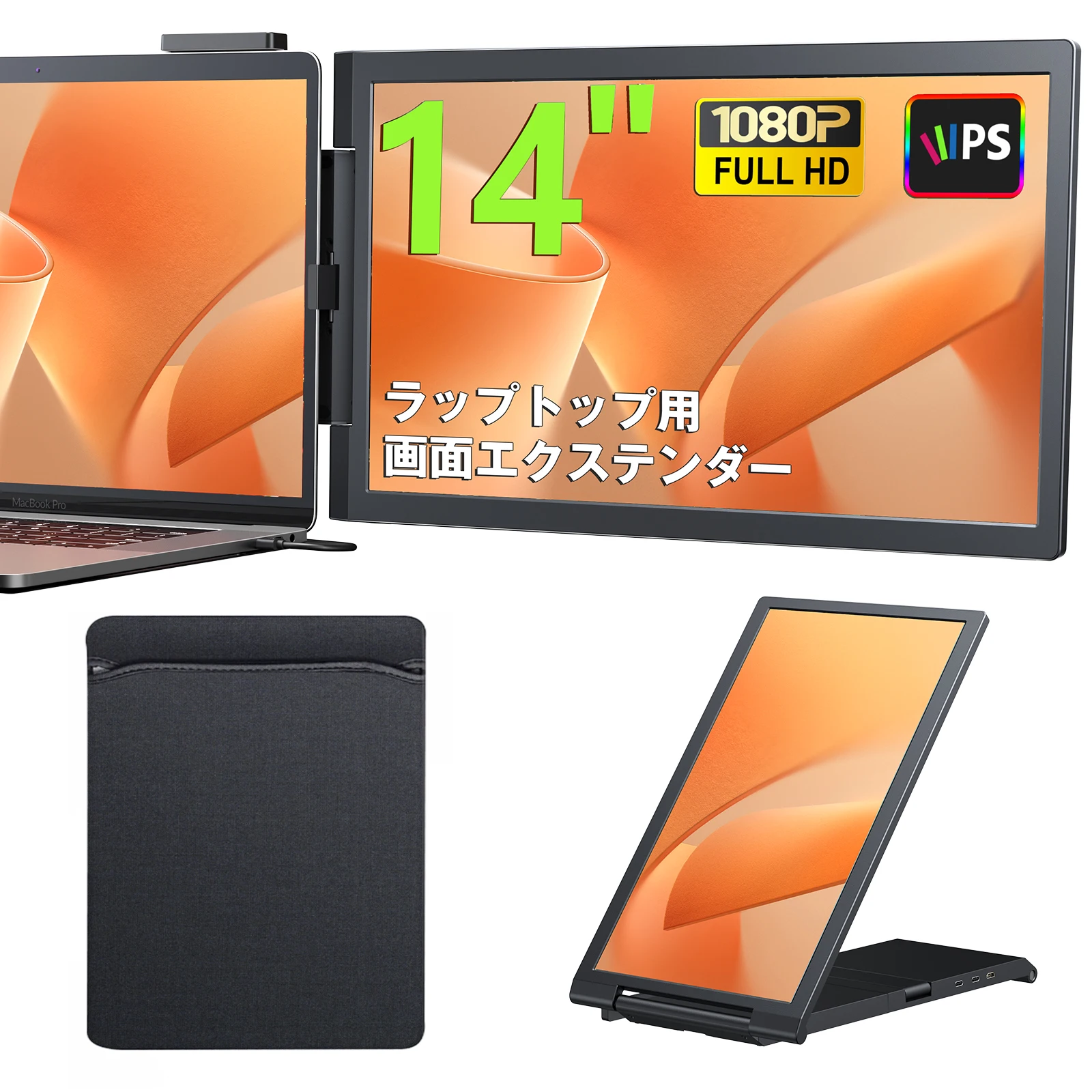 yZ[zm[gp\Rp|[^uj^[ 14C` FHD 1080P IPSXN[ m[gp\Rj^[gfAXN[AWindows/MacΉ|[^uj^[