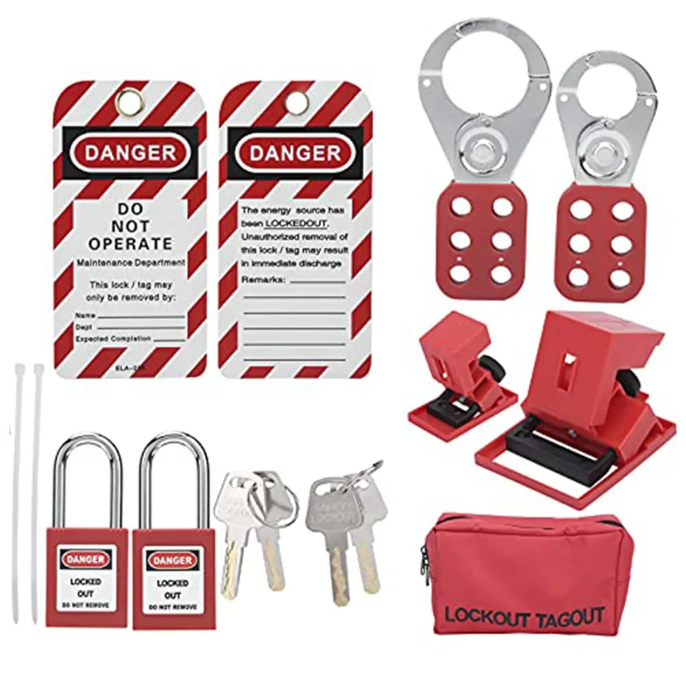 

Lockout Tagout Kit Electric Group Lockout Lotus Tag Industrial Security High-selling Tool Accessories