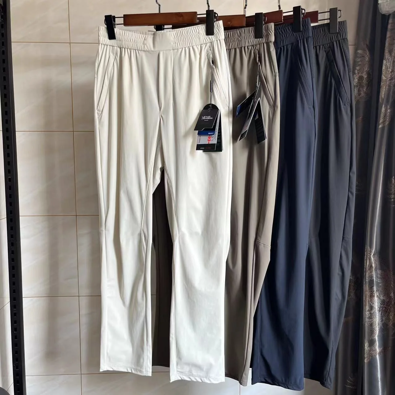 

Lightweight Breathable Laser-Pierced Outdoor Men's Casual Pants Summer Straight Leg Trousers Comfortable Loose Fit Color