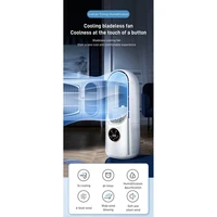 Refroidisseur d'air USB Portable, ventilateur électrique sans feuilles, minuterie silencieuse à 6 vitesses, ventilateur de refroidissement, humidificateur, ventilateur de climatisation 2