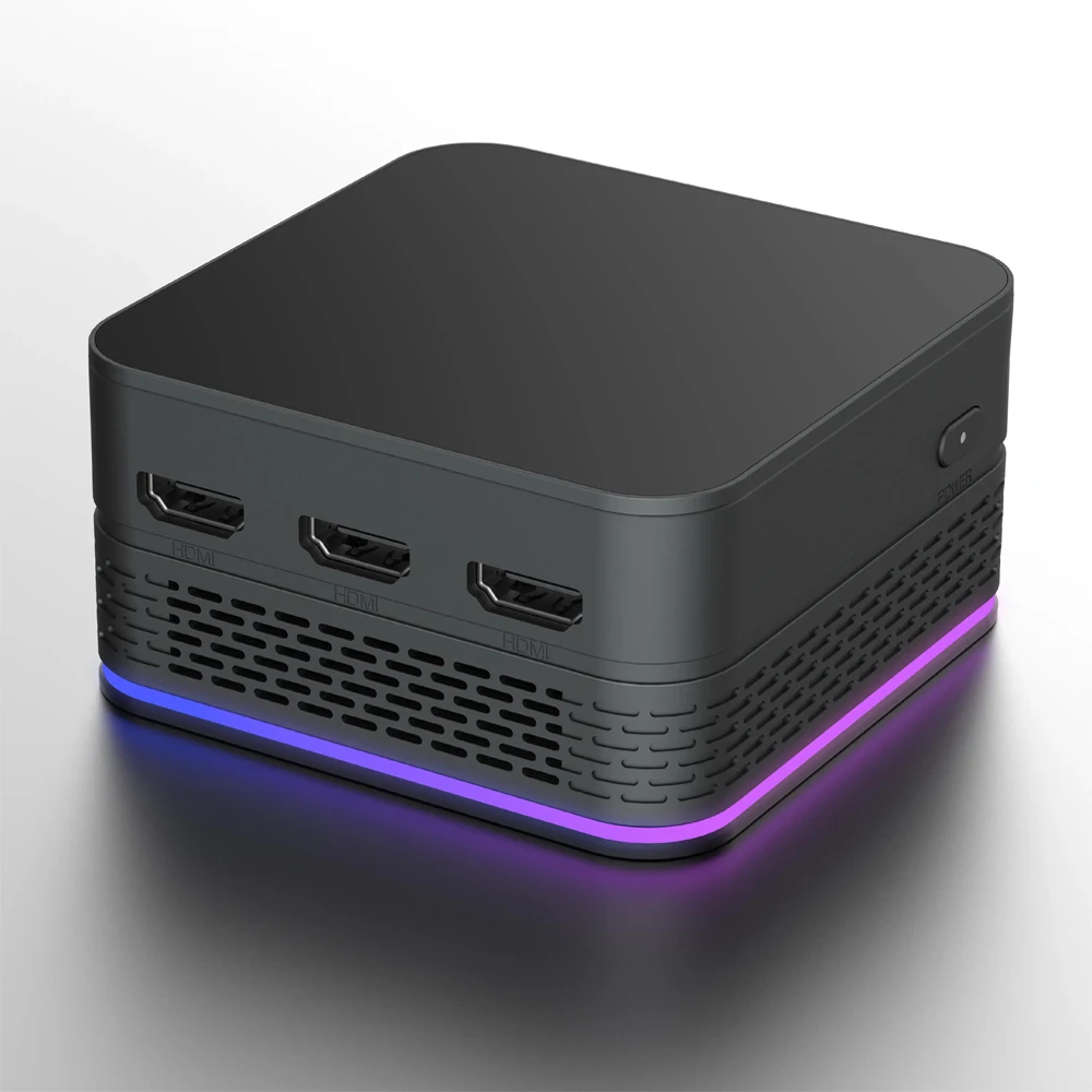 T9 Plus Palm Computer Intel Alder Lake N100 16GB DDR5 256/512GB/1TB SSD Windows 11 Mini PC tascabile ultra piccolo Dual LAN Tre HD