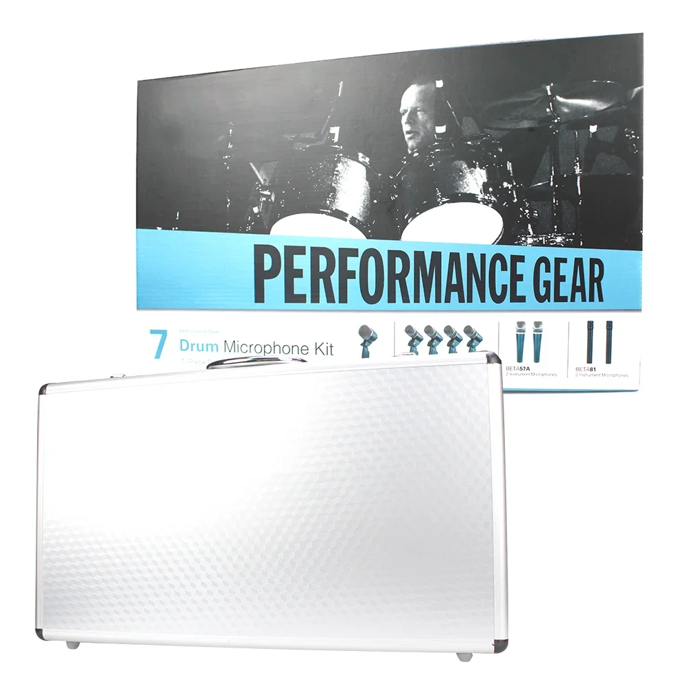 CHKJ micrófono kit de instrumentos micrófono con dos BETA57A cuatro BETA56A uno BETA52A