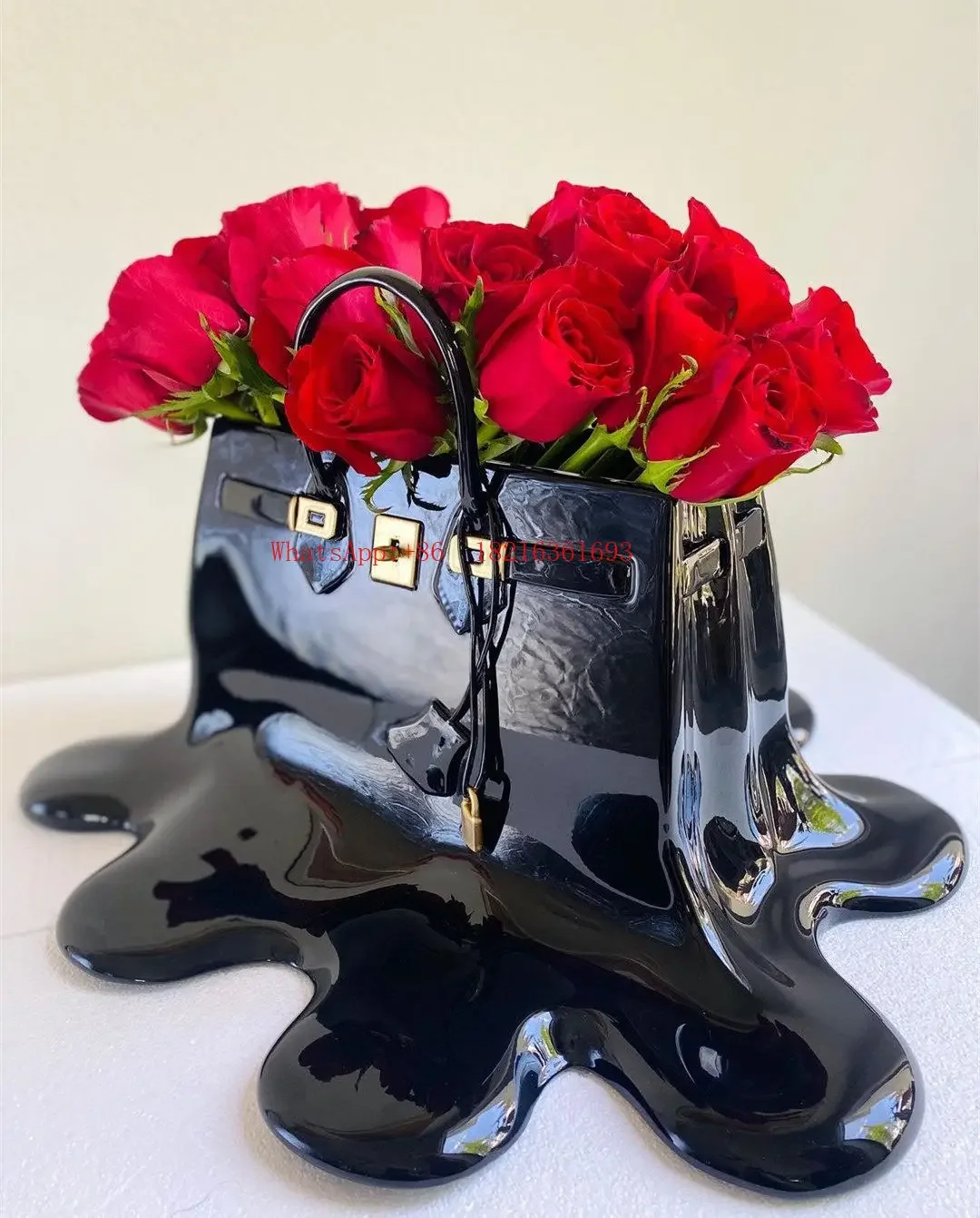 Limited Offer Niche Light Luxury Special-shaped Vase Living Room Entrance Dining Table Creative Flower Arrangement Decorat