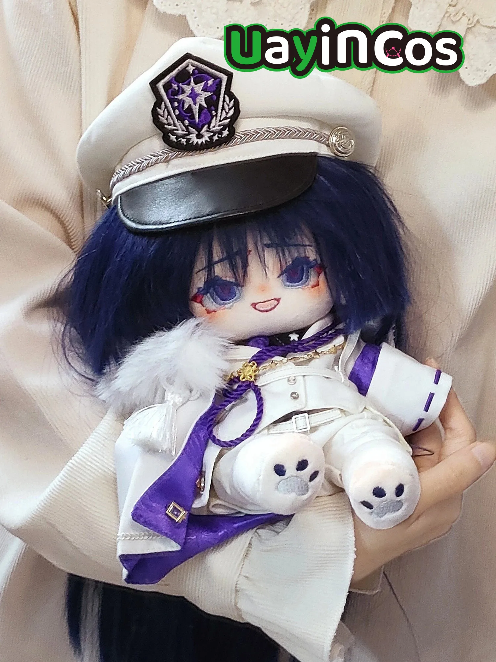 

Genshin Impact Wanderer Aventurine Stuffed 30CM Cute Plushie Plush Cotton Doll Clothes Adorable Anime Figure Toy For Kids Gift