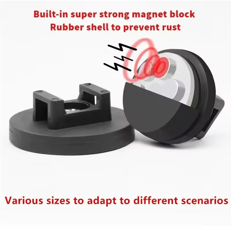 Professional Magnetic Zip Tie Mount Cable Tie Holder Saddle Shaped Multipurpose Magnetic Cable Holder With Cable Ties