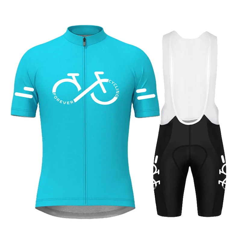 Pomarańczowa zestaw koszulek rowerowa 2023 męska odzież rowerowa z krótkim rękawem MTB Bike Uniform Ropa Maillot Ciclismo letnia odzież rowerowa