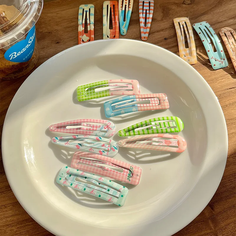 4 مقاطع شعر للأطفال مجموعة الكورية البولكا نقطة الدوبامين لطيف Kawaii الحلو مقاطع الشعر موضة تنوعا إكسسوارات الشعر لفتاة #4