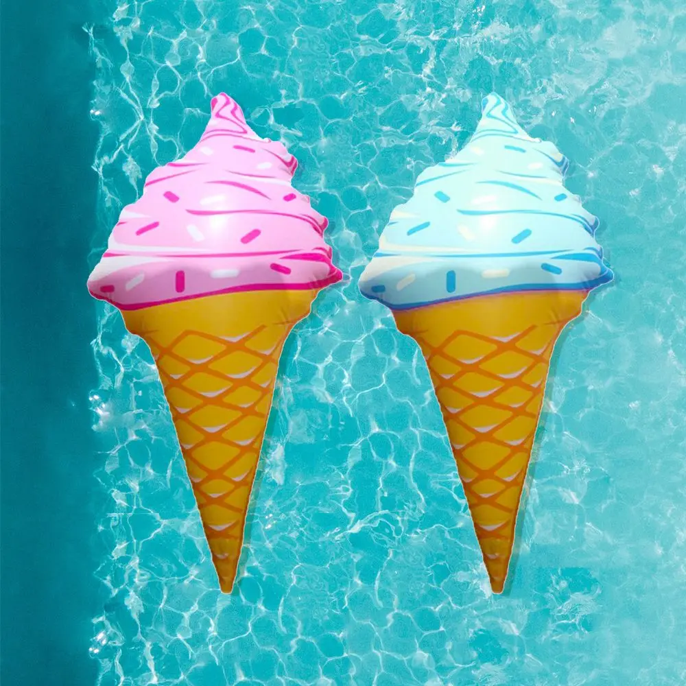 Flutuador Inflável De Sorvete, festa na piscina, espreguiçadeira de natação, adultos flutuadores