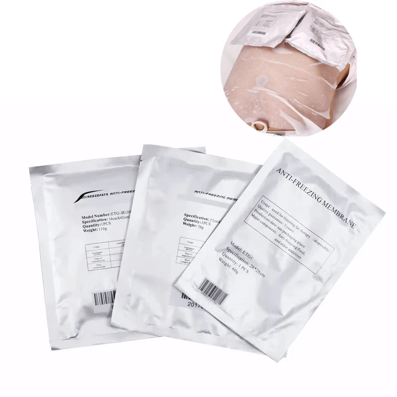 

10PCS Fat Freezing Membranes Anti Freeze Gel Patches Cryolipolysis Machine Weight Loss Lipo Cold Therapy Body Slimming Massager