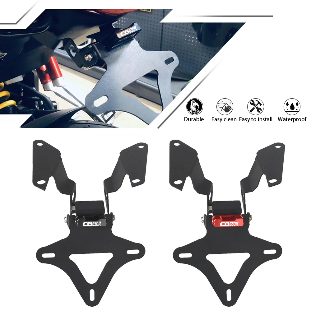 

For Honda CB650R CBR650R 2019 2020 Number Registration Holder CB 650 R CBR 650R CB650 R Motorcycle License Plate Mount Bracket