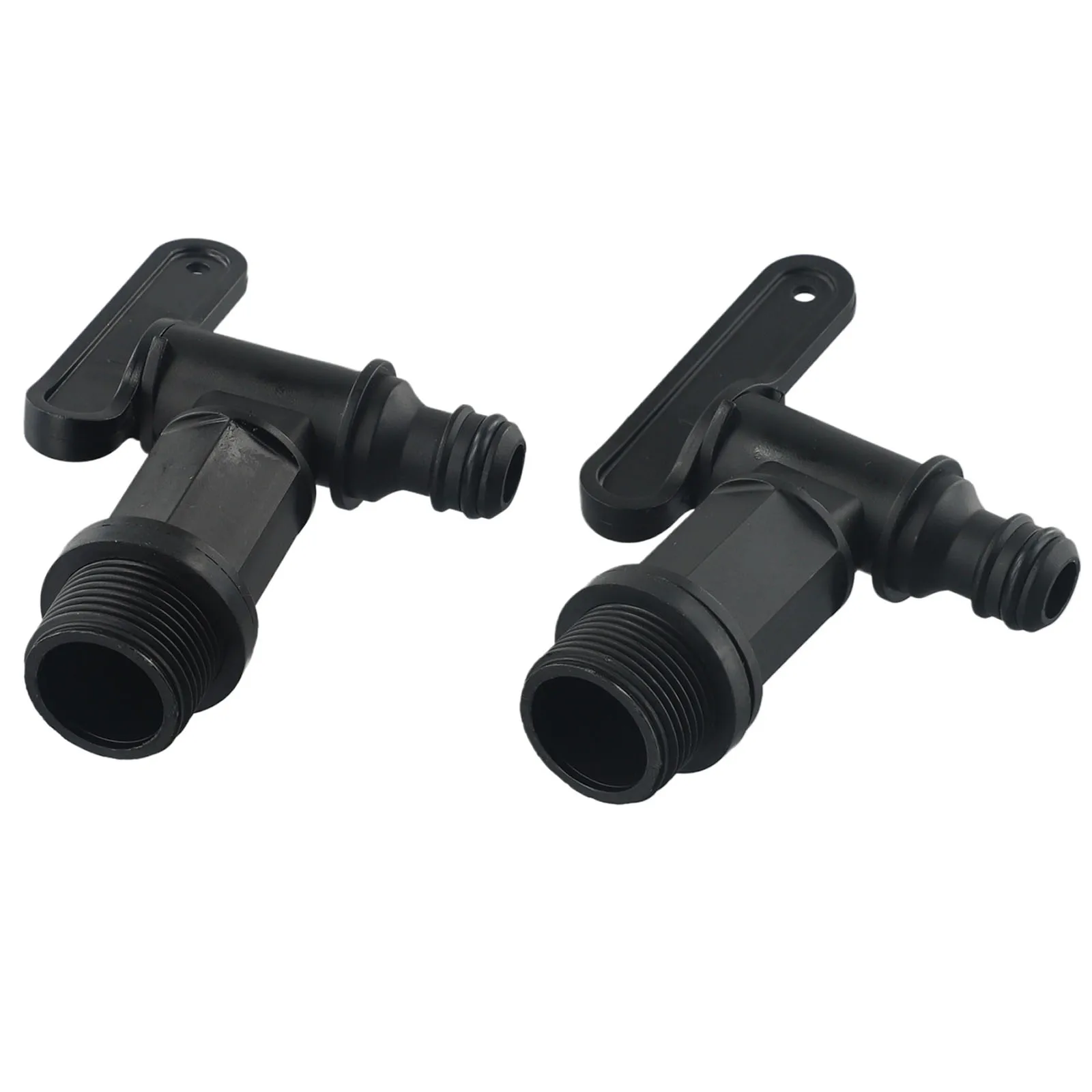 2× IBC Barrels Water Butt Tap Rain Barrels Water Tank 3/4in Faucet Garden Water Barrels Water Tank Spout Valve