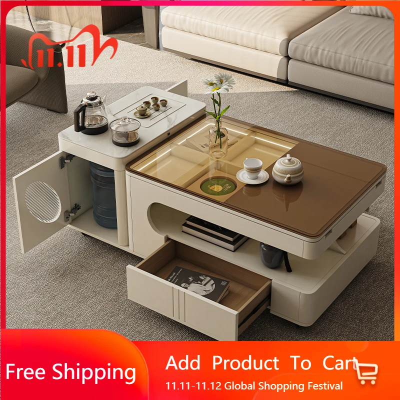 

Unique Space Saving Coffee Table Standing Minimalist Writing Room Decor Side Table Chinese Style Meubles Living Room Decoration