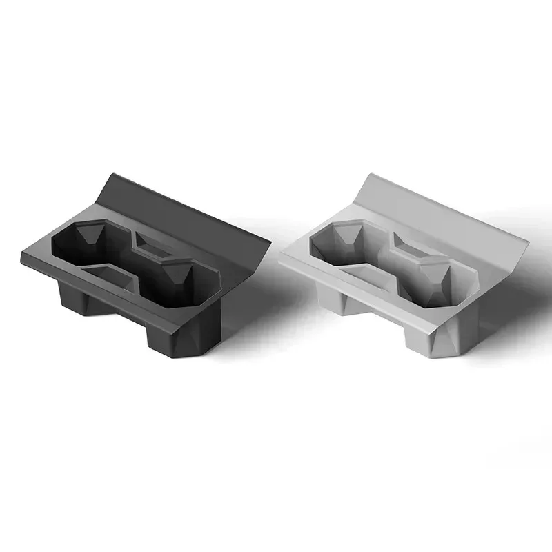 ل تسلا Cybertruck 2025 التحكم المركزي حامل أكواب الماء إدراج سيليكون شرب حامل مُنظِم ترقية الملحقات الداخلية