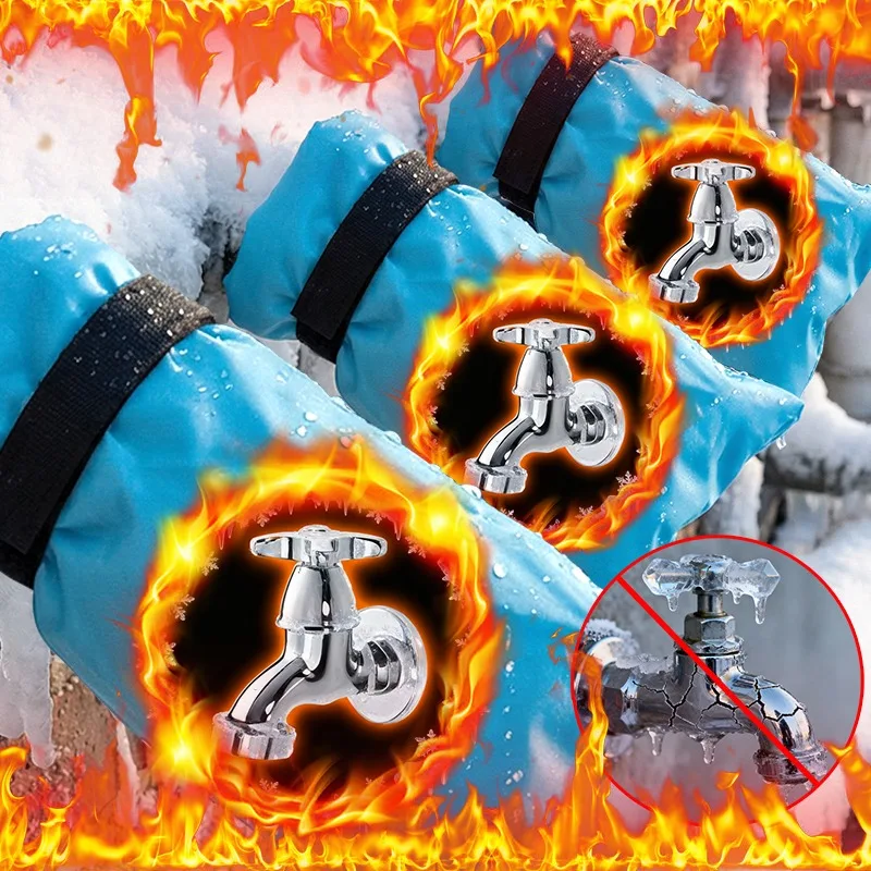 

10/1Pcs Winter Outdoor Faucet Cover Freeze Protection Outdoor Insulation Sleeve Prevent Frozen Pipe Reusable Protective Socks