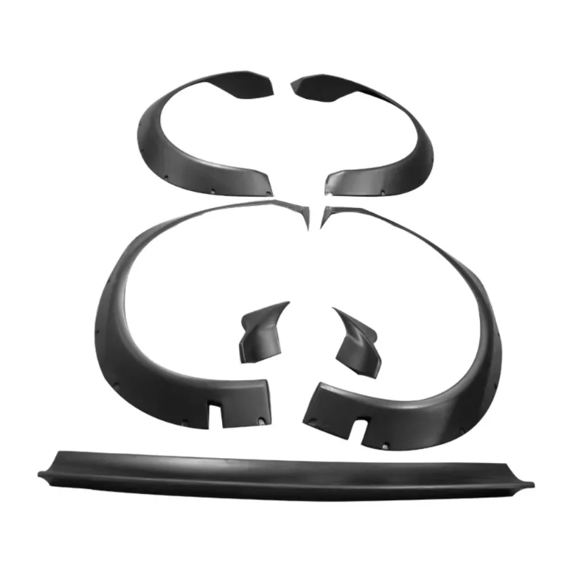 Top Quality Car FRP Wide Body Kit Wheel Arch Eyebrow Stripe Car Wheel Modling Trims for Dodge Challenger