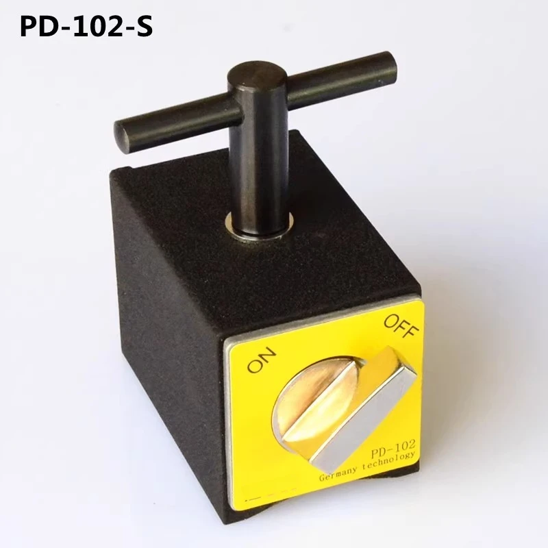 Magnetic Seat Magnet with Handle PD-102S Power Switch Magnetic Seat Suction 100kgf Size 50*55*75