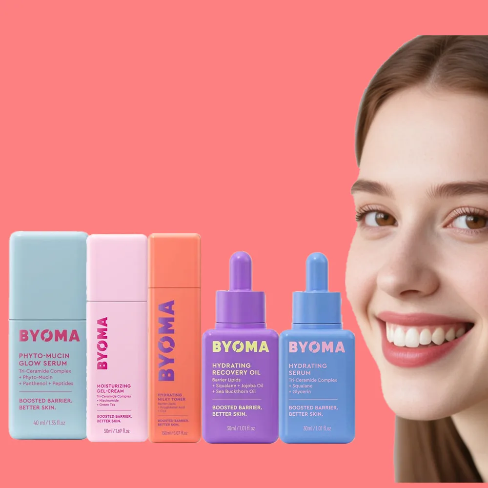 BYOMA barrera potenciada mejor cuidado de la piel barrera reparación aceite Facial aceite de recuperación hidratante/suero brillo suero crema de Gel hidratante