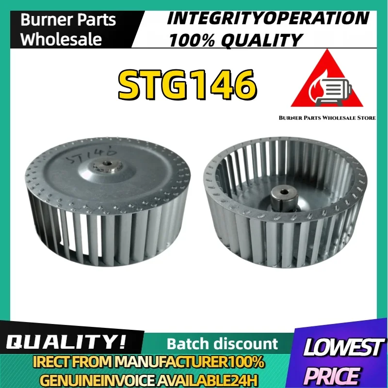 STG146 BG400 BG500 Fan Blade Impeller Textile Printing Stenter Machine Burner Centrifugal Wheel