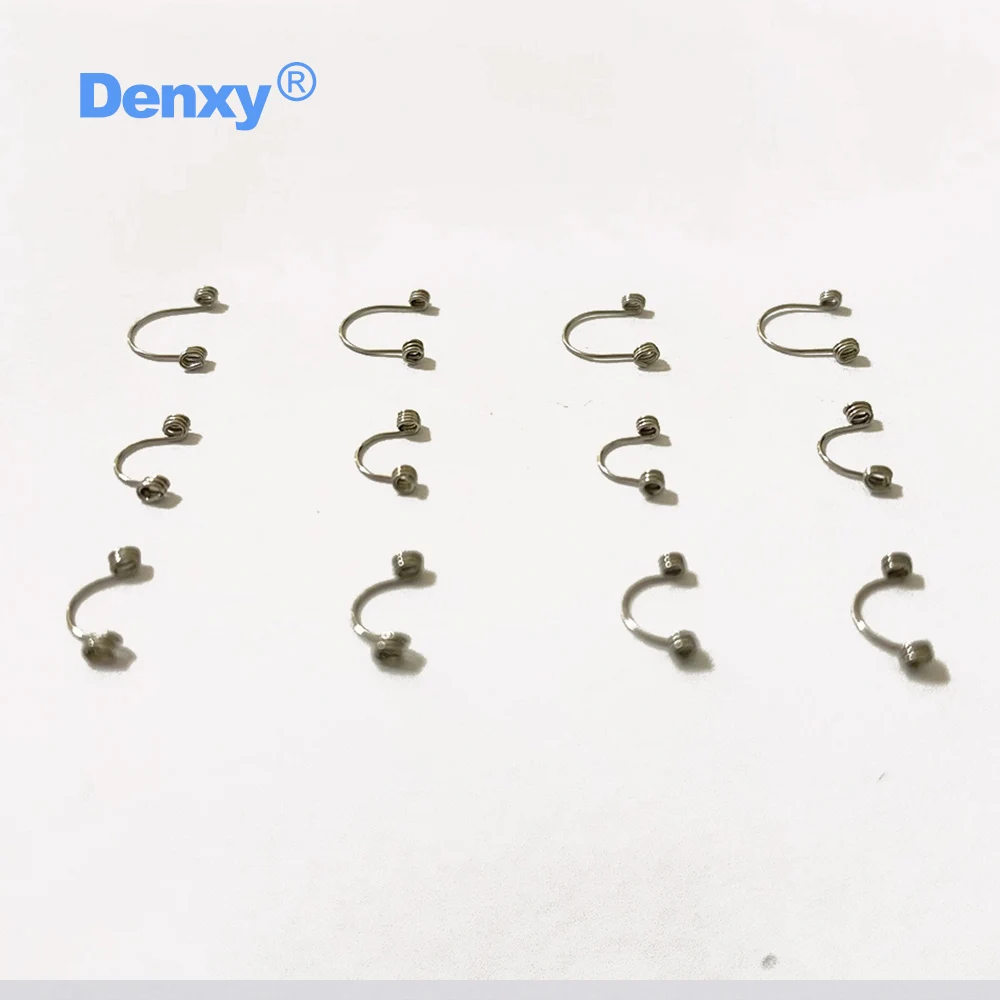 Denxy 30 Stück Kieferorthopädische Torsionsfeder für einzelne Frontzähne, Kieferorthopädischer Draht, Anteriorer Kieferorthopädischer Bracket – Detail 4