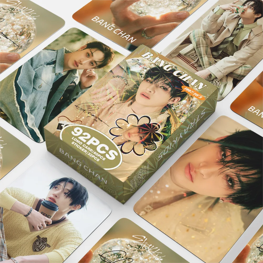 92 بطاقة صغيرة للمشاهير الكوريين، بطاقات تهنئة "هولو" جديدة، ملصقات، بطاقات لومو، بطاقات صور المشاهير القابلة للجمع #1