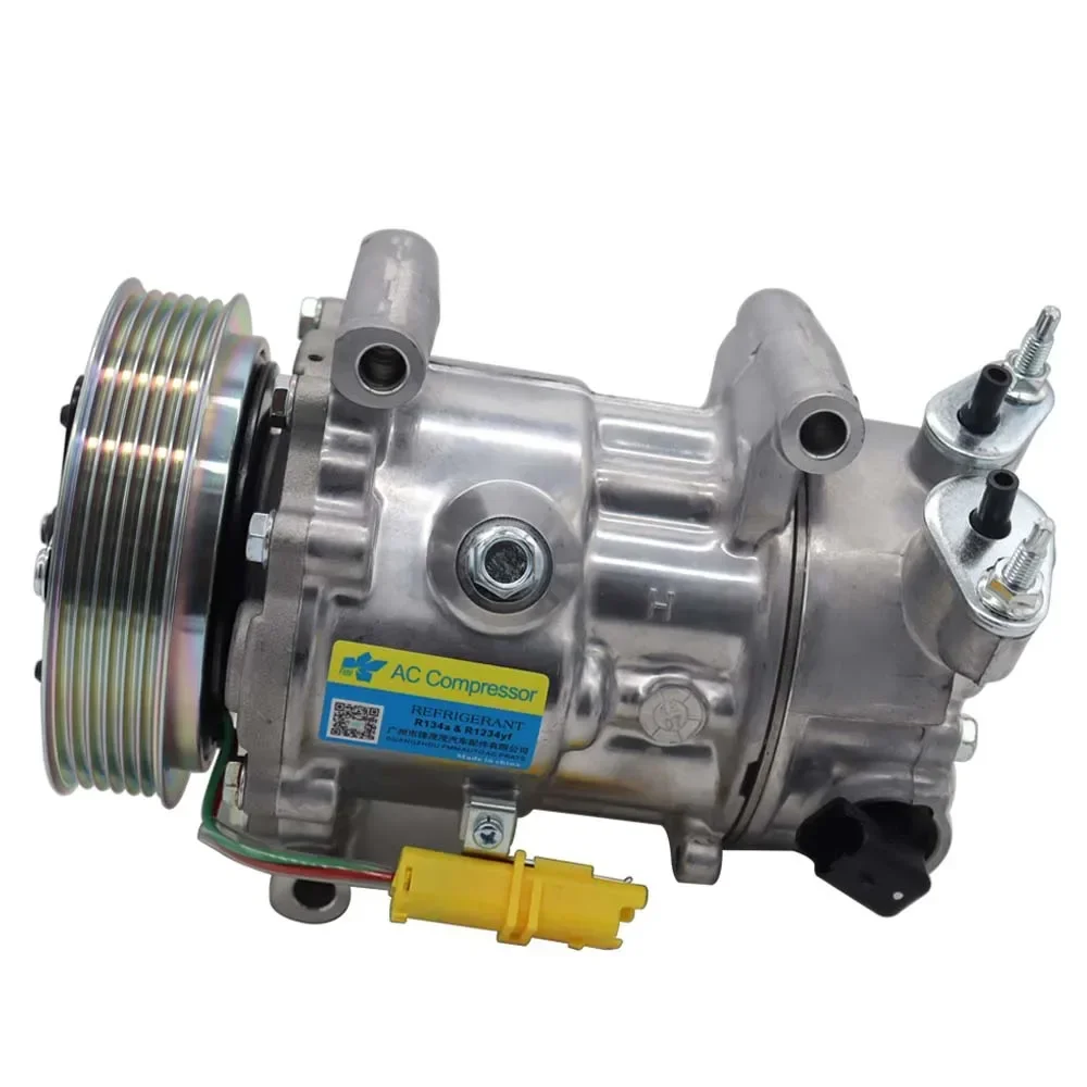 6C12 AC Compressor for peugeot 307 207 308 Citroen C4 C3 C2 9659875780 6453QJ 6453QK 6453WK 6453WL 96519109 96598757 9678656080