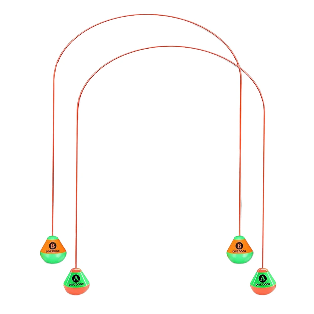 Anillo de buceo a través de la puerta, ejercicio corporal, juguetes para nadar a través de la puerta, juguetes duraderos de PVC para juegos acuáticos, el mejor regalo para niños y niñas, 2 uds.