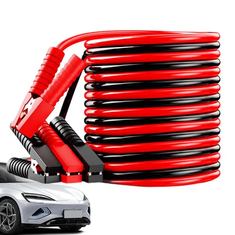 

Jumper Cables Heavy Duty Booster Cables Safety Assistance with Alligator Clips Roadside Accessories for 12V 24V Battery Car