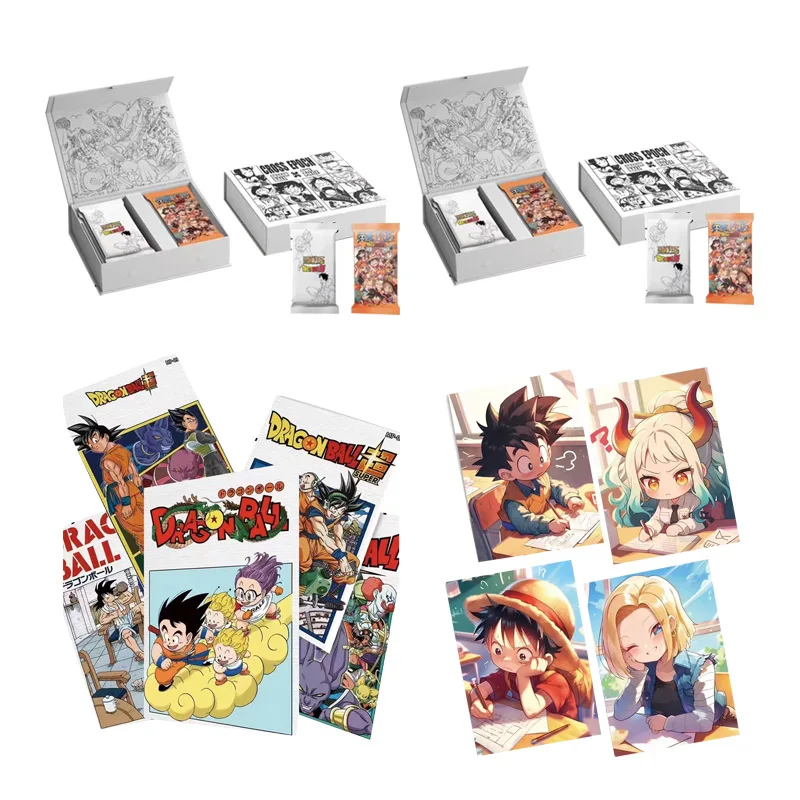 Carte da collezione One Piece Dragon Ball Heika The intrecciate Eras Cp Film Cute Q Puzzle Anime Trading Acg Cards