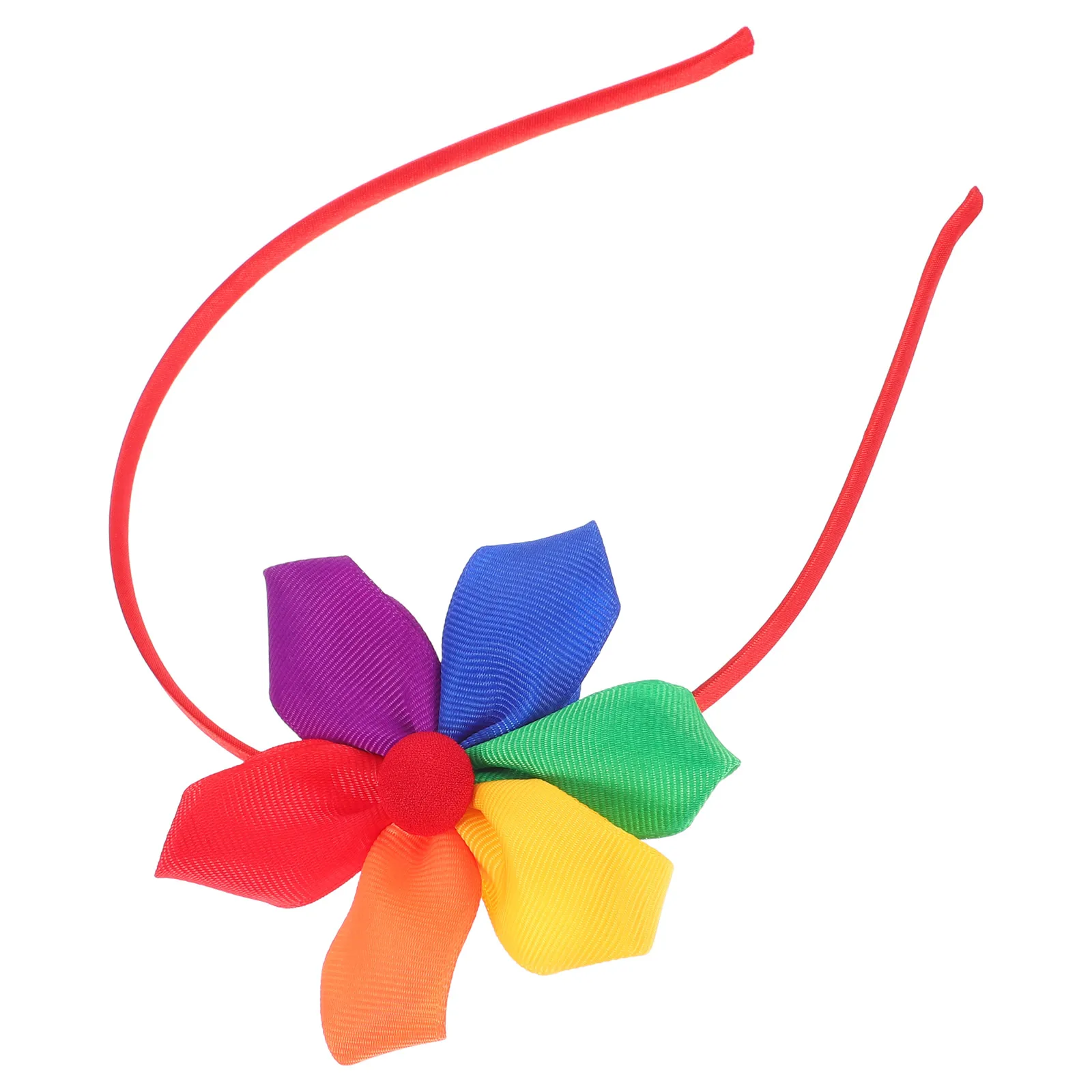 

1 Pc Headband Colorful Pride Headdress Rainbow Flower Hair Accessories Durable Quality Lightweight Comfortable Design