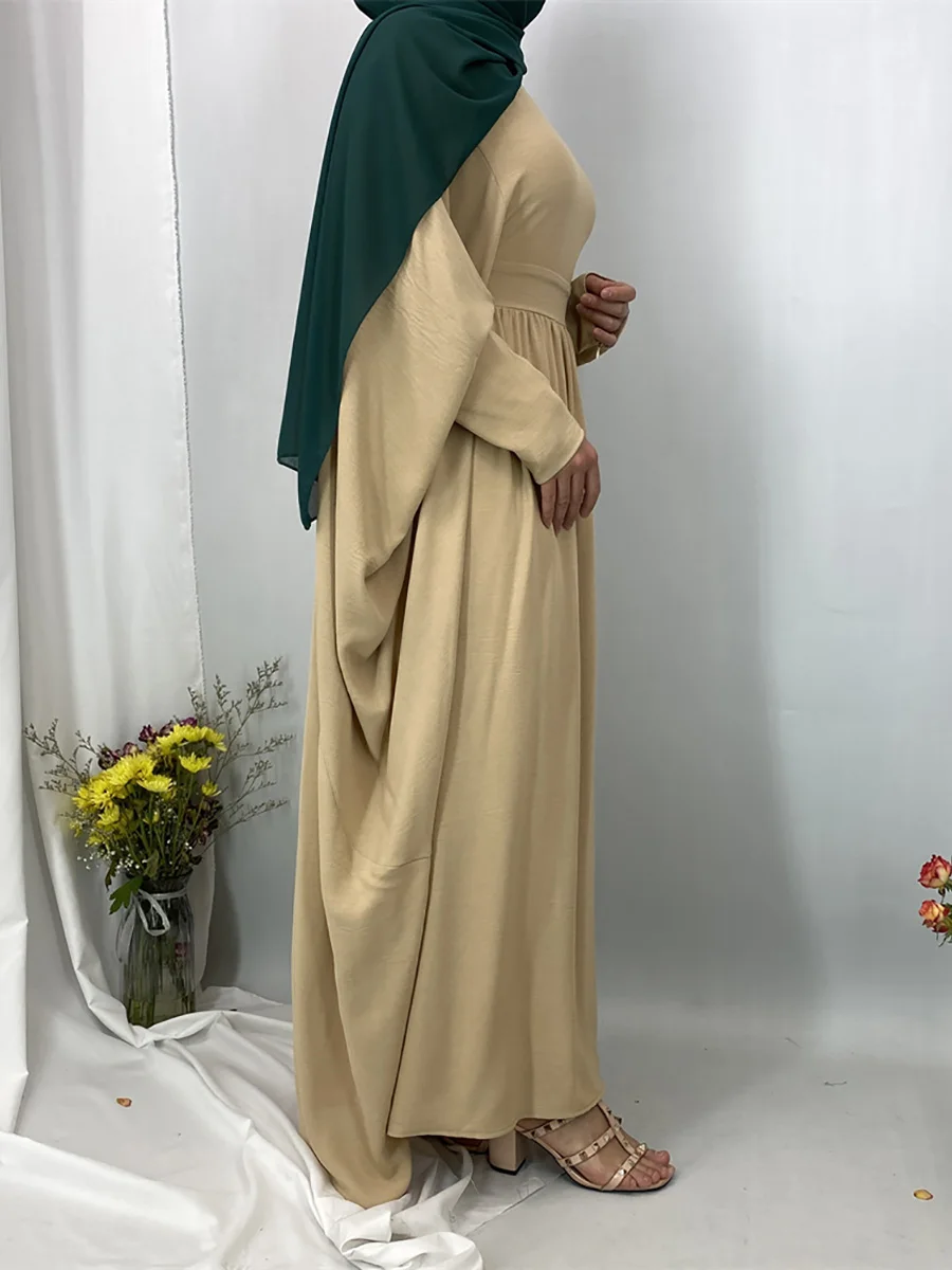 عباية رمضان الجديدة على شكل جناح الخفّاش دبي فستان طويل فاخر كيبيا للنساء المسلمات ملابس إسلامية قفطان متواضع رداء قفطان ماروكين نسائي