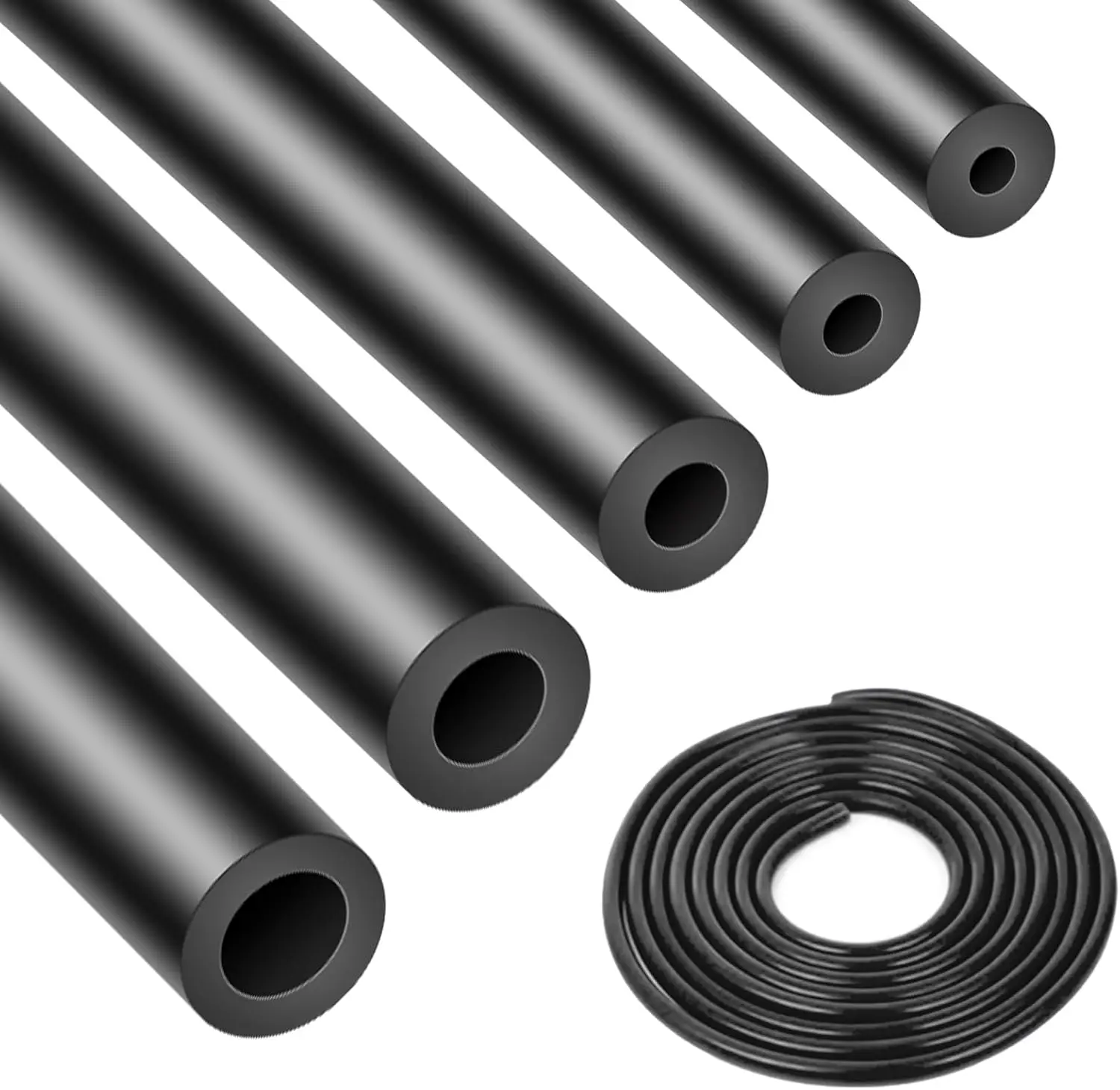 

Силиконовый вакуумный шланг 6,6 футов, 5 размеров (от 1/8 до 3/8 дюйма), устойчивый к высоким температурам и давлению, для использования в автомобильной промышленности