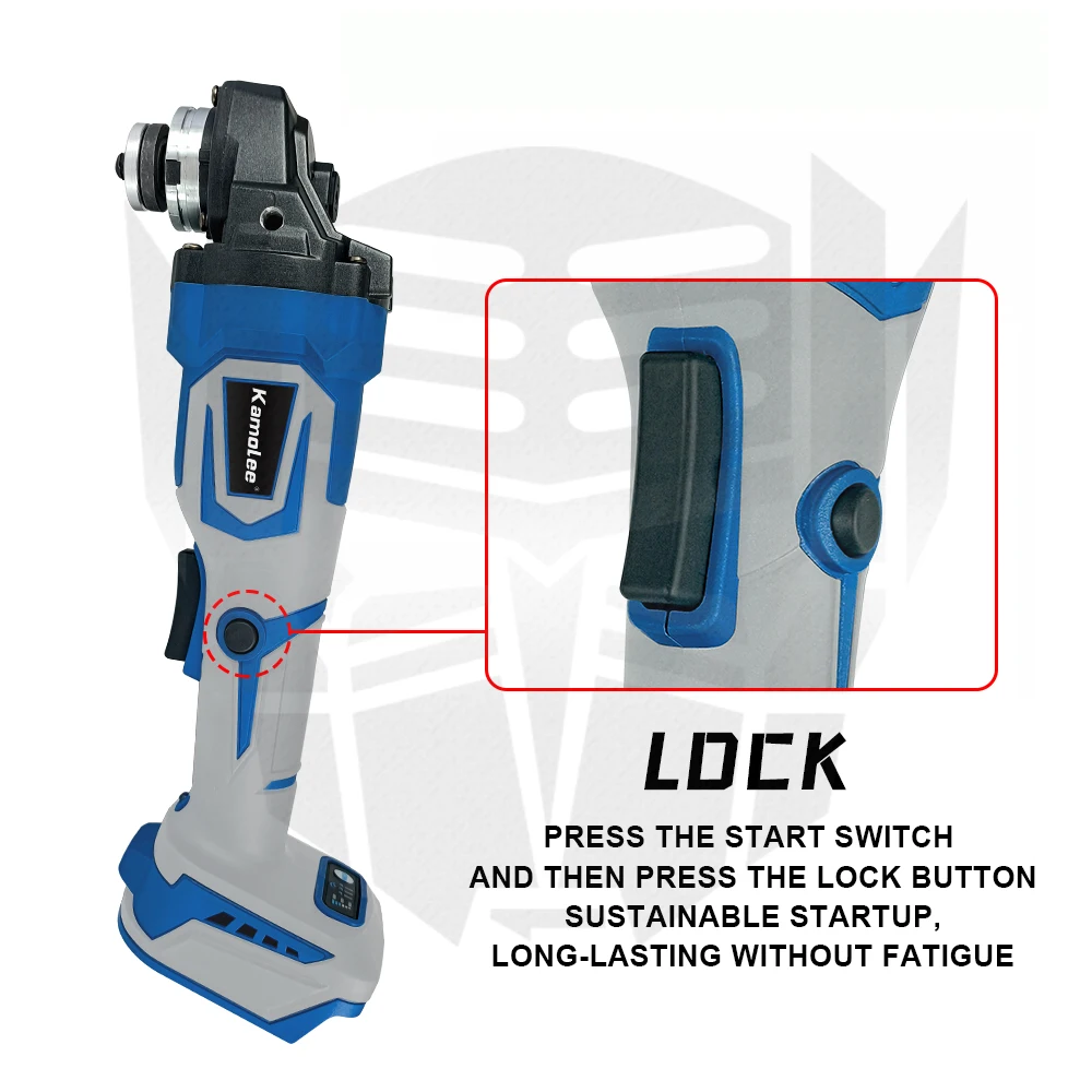 Imagem -04 - Kamolee-rebarbadora sem Fio sem Escova Ferramentas Elétricas de Corte Compatível com Bateria Makita 18v Velocidades 125 mm 100 mm 18500rpm