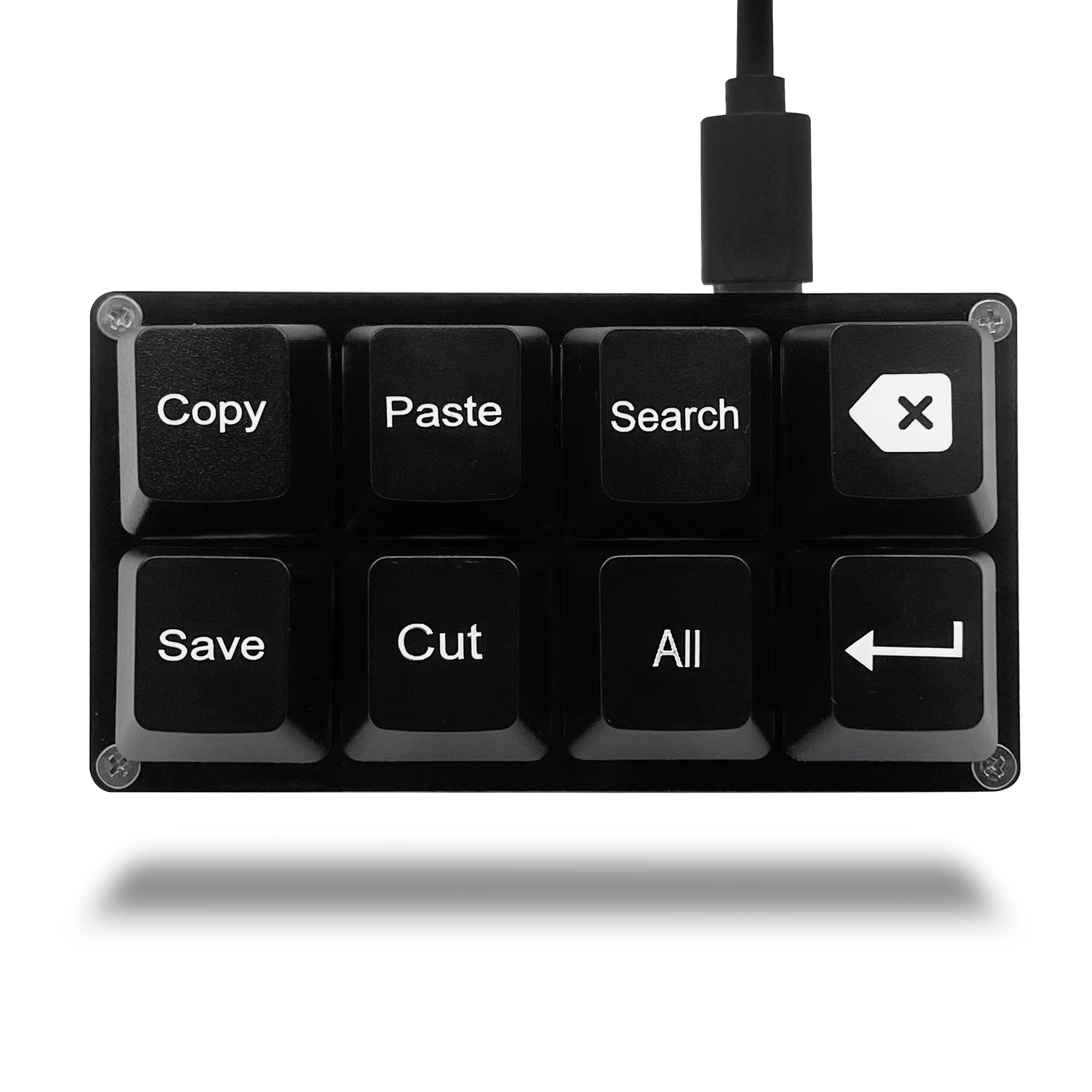 8 Keys Small Keypad Work Shortcut Key Keycaps Keyboard One-Handed Mechanical Gaming Keypad Programmable USB Customized Keyboard