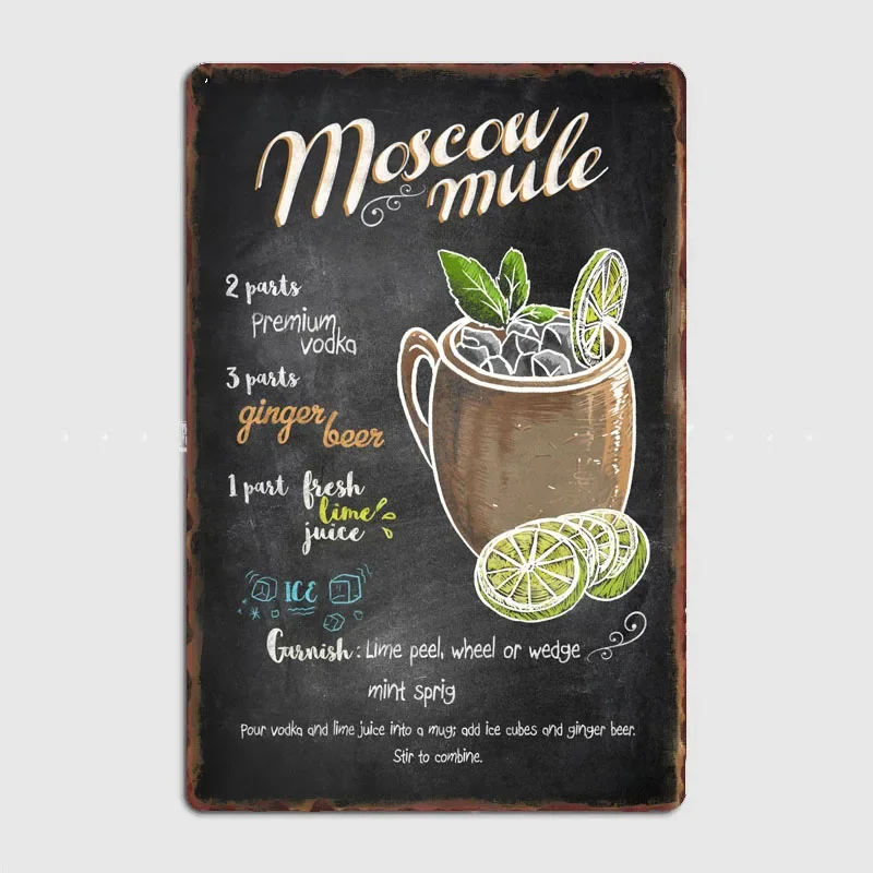 Moscow Mule  farmhouse decor  home decor  wall decor  room decoration Cartoon board Landscape drawing board