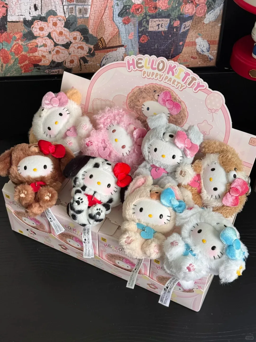 Authentische TOP TOY Hello Kitty Welpen-Party-Serie Blindbox Niedlicher Kitty-Taschenanhänger KT Mystery Box Kollektion Geburtstagsgeschenke – Detail 1