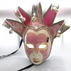 Festivals Party Venice Italy Full Face Bells Retro Mask