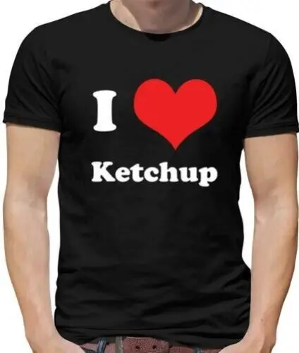 I Love Ketchup Herren - Tomate - Lustig - Rot Soße