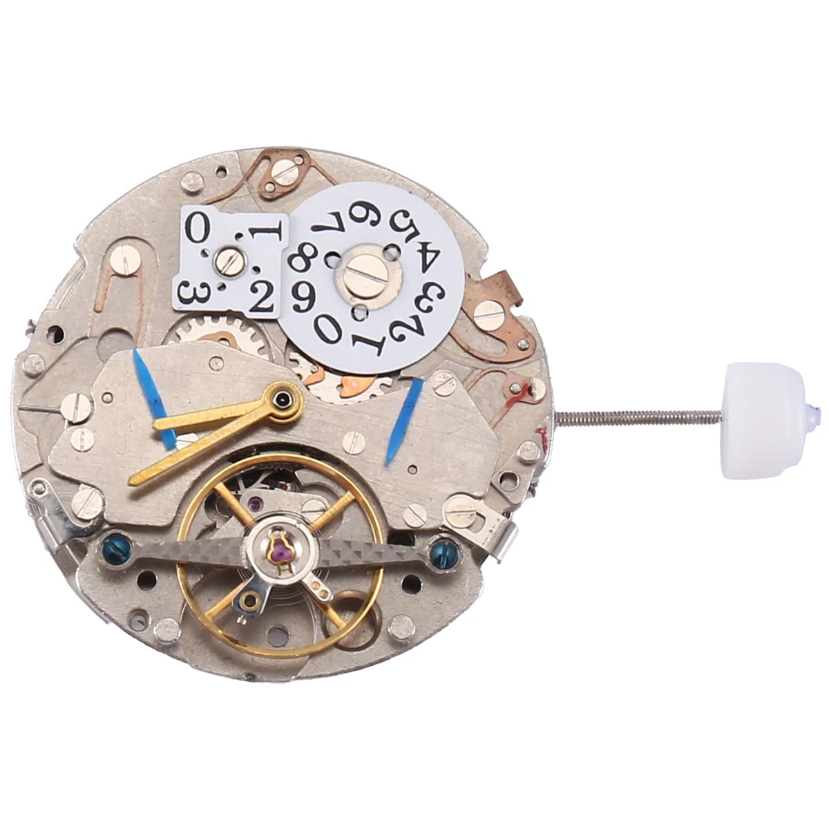 New LB10 Watch Movement Automatic Mechanical Movement L10 Watch Heart 5 PIN Movement 12 O'Clock Calendar 3/9 Seconds