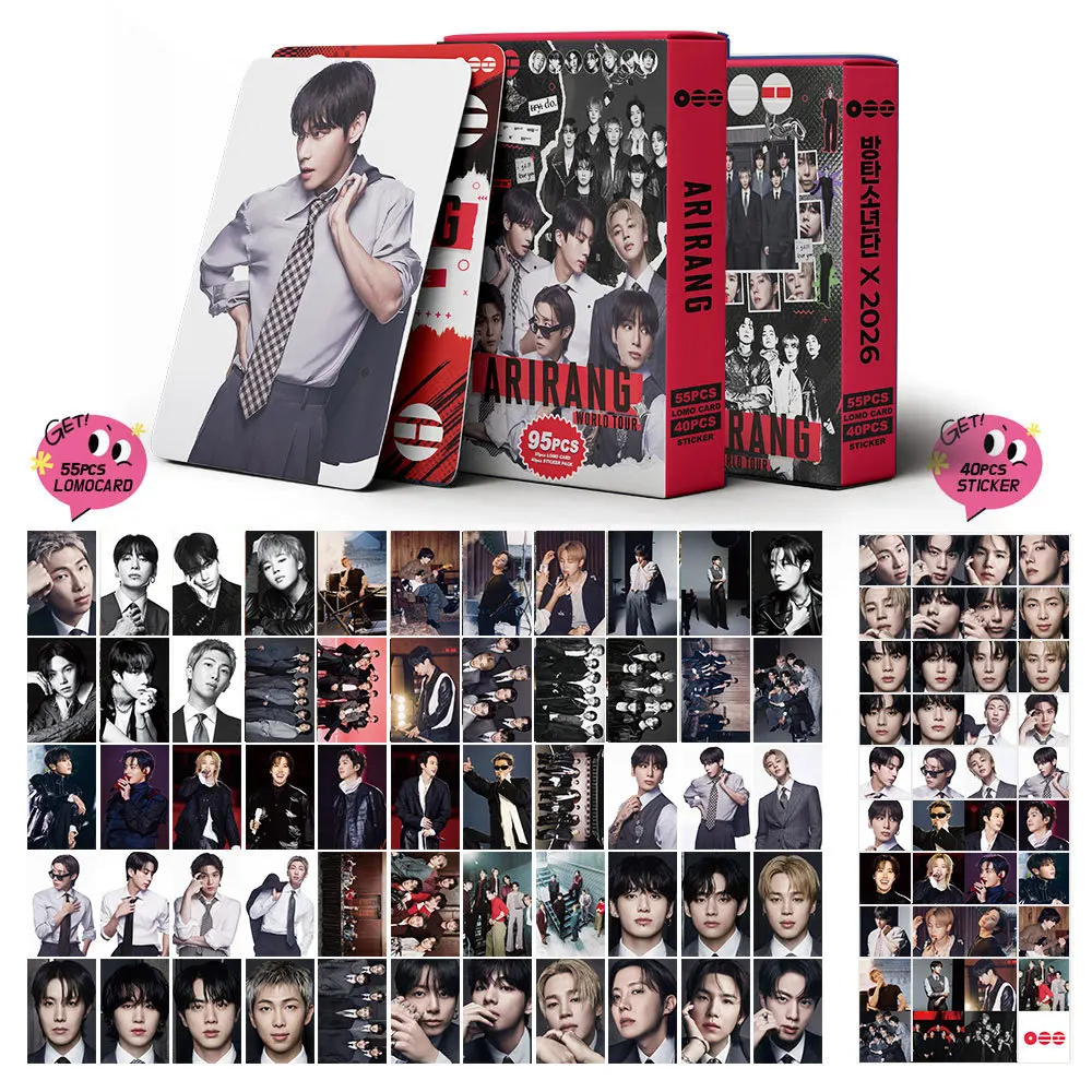 95PCS Single ALbum Mini LOMO Card Photocards HD Fans Collection Cards Decorative Present Gifts