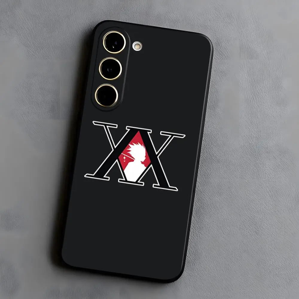 Funda de teléfono con licencia Hxh Hunter x hunter para Samsung A16 A26 A36 A56 A15 A25 A35 A55 A34 A24 A54 A23 A53Cubierta suave negra
