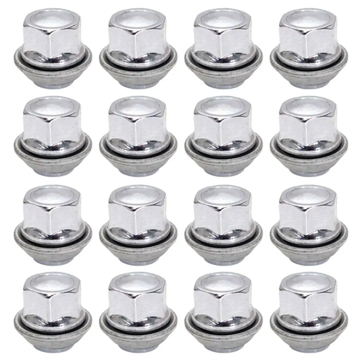 4/8/16pcs M12x1.5 Wheel Nuts Bolts Alloy 19mm For Ford C-MAX For Focus Fiesta Fusion Mondeo Transit Connect