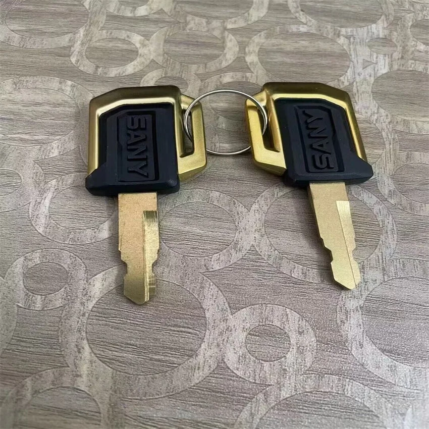 Sany 55 60 75 135 215 Sany Excavator Original New Tuhao Gold Key Open Door Ignition Key