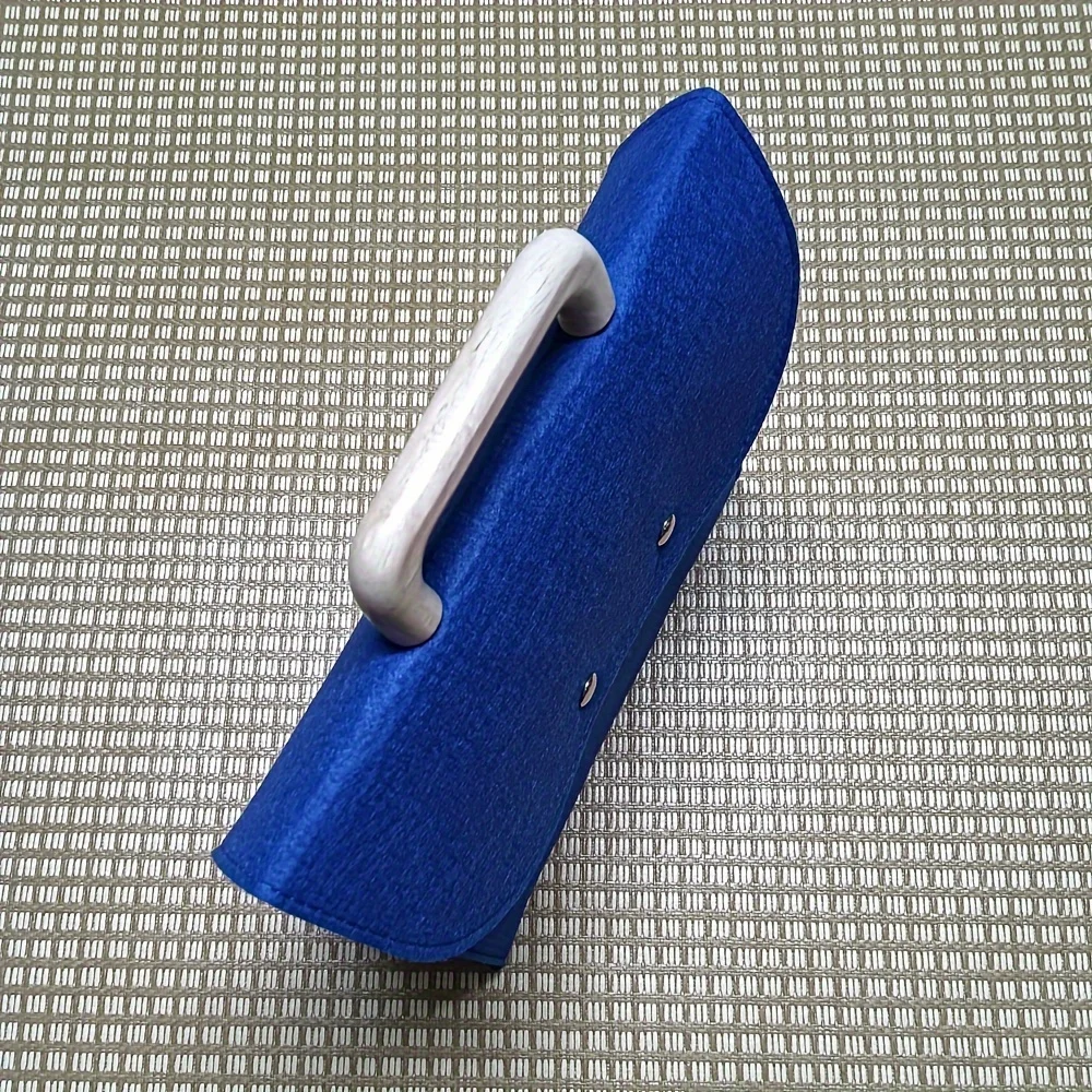 حقيبة تخزين لباد محمولة باللون الأزرق، حقيبة محمولة، ممتعة، بسيطة وبأسعار معقولة، مناسبة أيضًا للأطفال والطلاب للاستخدام