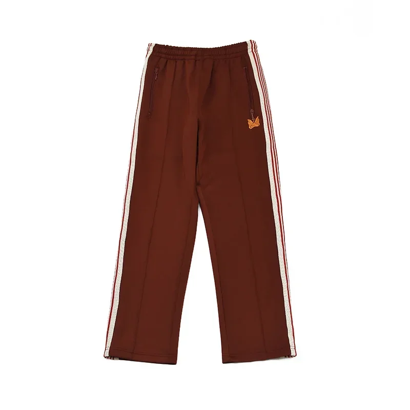 Good Quality Loose Trousers Men Woman 1:1 Fashion Embroidery Casual Stripe Weaving Pants 2024fw