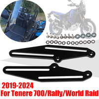 For YAMAHA TENERE 700 T700 T7 2019 - 2024 Tenere700 Windshield Wind Screen Bracket Motorcycle Accessories Windscreen Adjuster