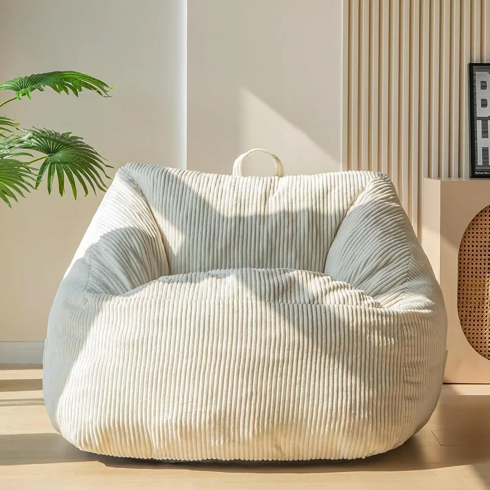 

Bean Bag Chair, Floor Sofa with Handle, Bean Bag Chairs for Adults and Kids,Accent Sofa Chair